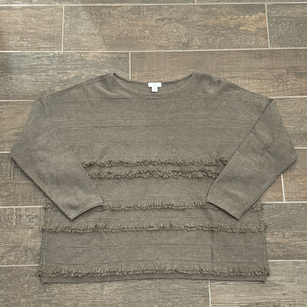 J.Jill Fringe Sweater